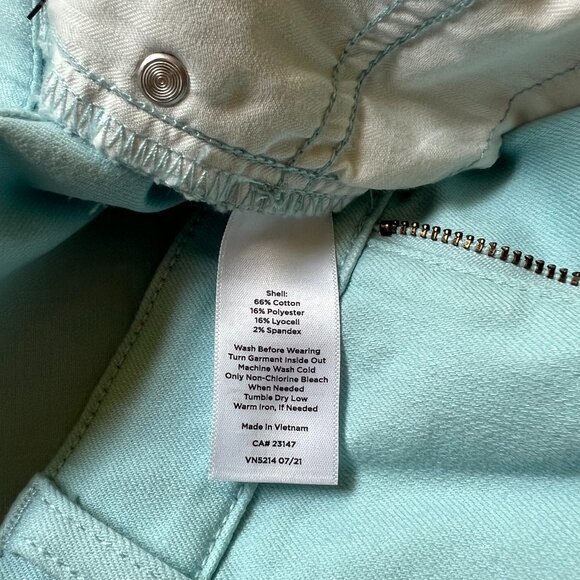 TALBOTS - Slim Ankle Jeans - Sea Salt Blue -- NEW with Tag - Picture 8 of 10